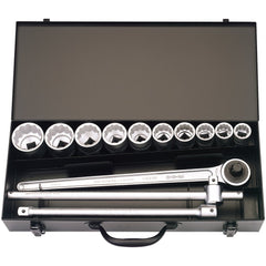 Draper Elora Metric Socket Set, 3/4" Sq. Dr. (13 Piece) 00385