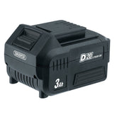 Draper D20 20V Li-ion Battery, 3.0Ah 00649