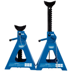 Draper Expert Pneumatic Rise Ratcheting Axle Stands, 5 Tonne (Pair) 01814