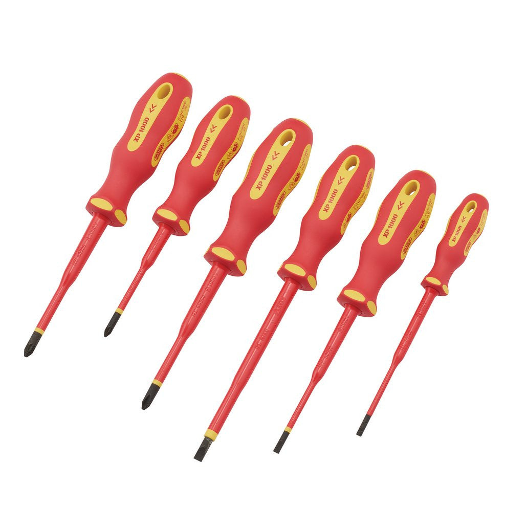 Draper XP1000® VDE Slimline Screwdriver Set (6 Piece) 02167