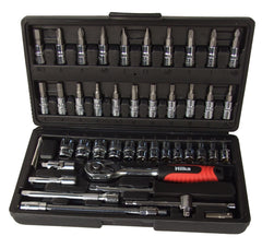 Hilka 46 pce 1/4" Dr Socket & Bit Set 02203301