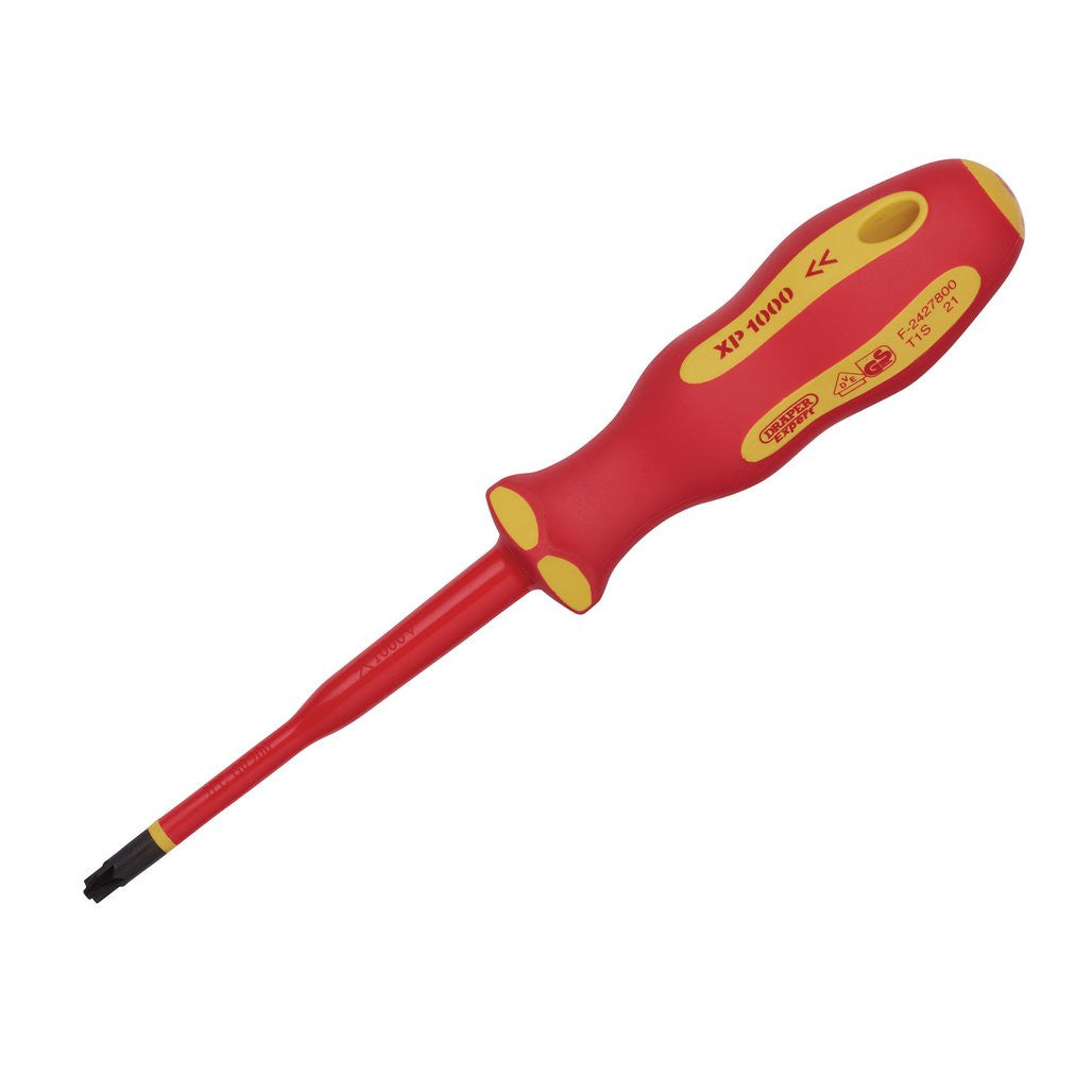 Draper XP1000® VDE PZ/SL Type Slimline Screwdriver, No.2 x 100mm 02256