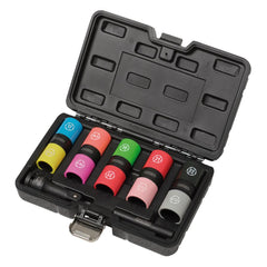 Draper Double Ended Wheel Nut Socket Set, 1/2" Sq. Dr. (7 Piece) 02744