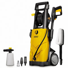 Draper 230V Pressure Washer, 2200W, 165Bar, Yellow 03096