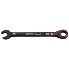Draper Expert HI-TORQ® Metric Ratchet Combination Spanner, 12mm, Black 03883