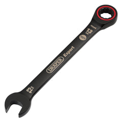 Draper Expert HI-TORQ® Metric Ratchet Combination Spanner, 13mm, Black 03884