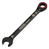 Draper Expert HI-TORQ® Metric Ratchet Combination Spanner, 15mm, Black 03888