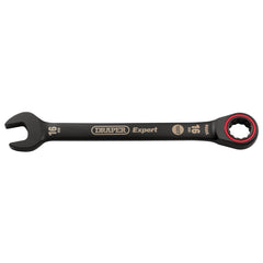 Draper Expert HI-TORQ® Metric Ratchet Combination Spanner, 16mm, Black 03889