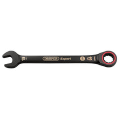 Draper Expert HI-TORQ® Metric Ratchet Combination Spanner, 19mm, Black 03892