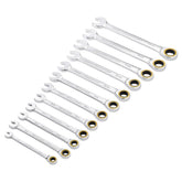 Draper Expert HI-TORQ® Metric Ratchet Combination Spanner Set (12 Piece) 03897