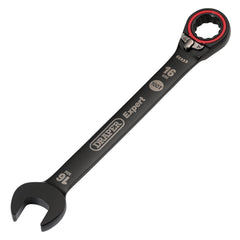 Draper Expert HI-TORQ® Metric Reversible Ratchet Combination Spanner, 16mm, Black 03906
