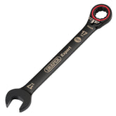 Draper Expert HI-TORQ® Metric Reversible Ratchet Combination Spanner, 17mm, Black 03907