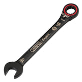 Draper Expert HI-TORQ® Metric Reversible Ratchet Combination Spanner, 18mm, Black 03908
