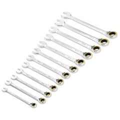 Draper Expert HI-TORQ® Metric Reversible Ratchet Combination Spanner Set (12 Piece) 03913