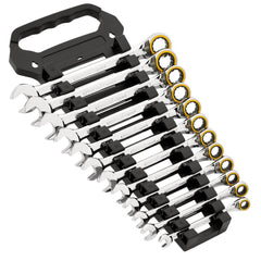 Draper Expert HI-TORQ® Metric Reversible Ratchet Combination Spanner Set (12 Piece) 03913