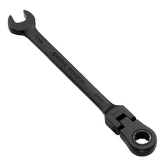 Draper Expert HI-TORQ® Metric Flexible Head Ratchet Combination Spanner, 8mm, Black 03914