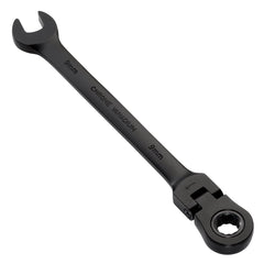 Draper Expert HI-TORQ® Metric Flexible Head Ratchet Combination Spanner, 9mm, Black 03915