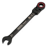 Draper Expert HI-TORQ® Metric Flexible Head Ratchet Combination Spanner, 11mm, Black 03917