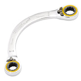 Draper Expert HI-TORQ® Double Ring Ratchet Half Moon Spanner, 11 x 13mm 03934