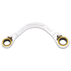 Draper Expert HI-TORQ® Double Ring Ratchet Half Moon Spanner, 14 x 16mm 03935