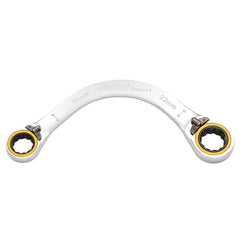 Draper Expert HI-TORQ® Double Ring Ratchet Half Moon Spanner, 19 x 22mm 03937