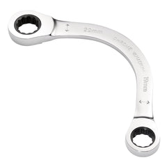 Draper Expert HI-TORQ® Double Ring Ratchet Half Moon Spanner, 19 x 22mm 03937