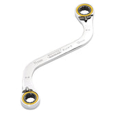 Draper Expert HI-TORQ® Double Ring Ratchet S-Shape Spanner, 11 x 13mm 03943