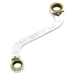 Draper Expert HI-TORQ® Double Ring Ratchet S-Shape Spanner, 19 x 22mm 03946