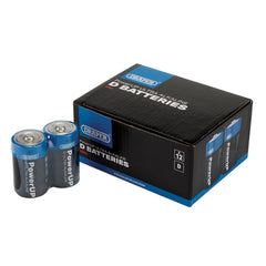 Draper Draper PowerUP Ultra Alkaline D Batteries (Pack of 12)