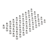 Draper Zinc Plated Threaded Insert Rivet Nuts, M10 x 1.5mm (Pack of 50) 04056