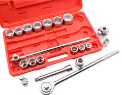 Hilka 21 pce 3/4" Drive Socket Set Metric 04102102