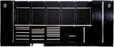 BUNKER 25 Piece Modular Storage Combo with Sink and Stainless Steel Worktop 4915mm 04391