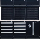 BUNKER 14 Piece Modular Storage Combo with Stainless Steel Worktop 2040mm 04415