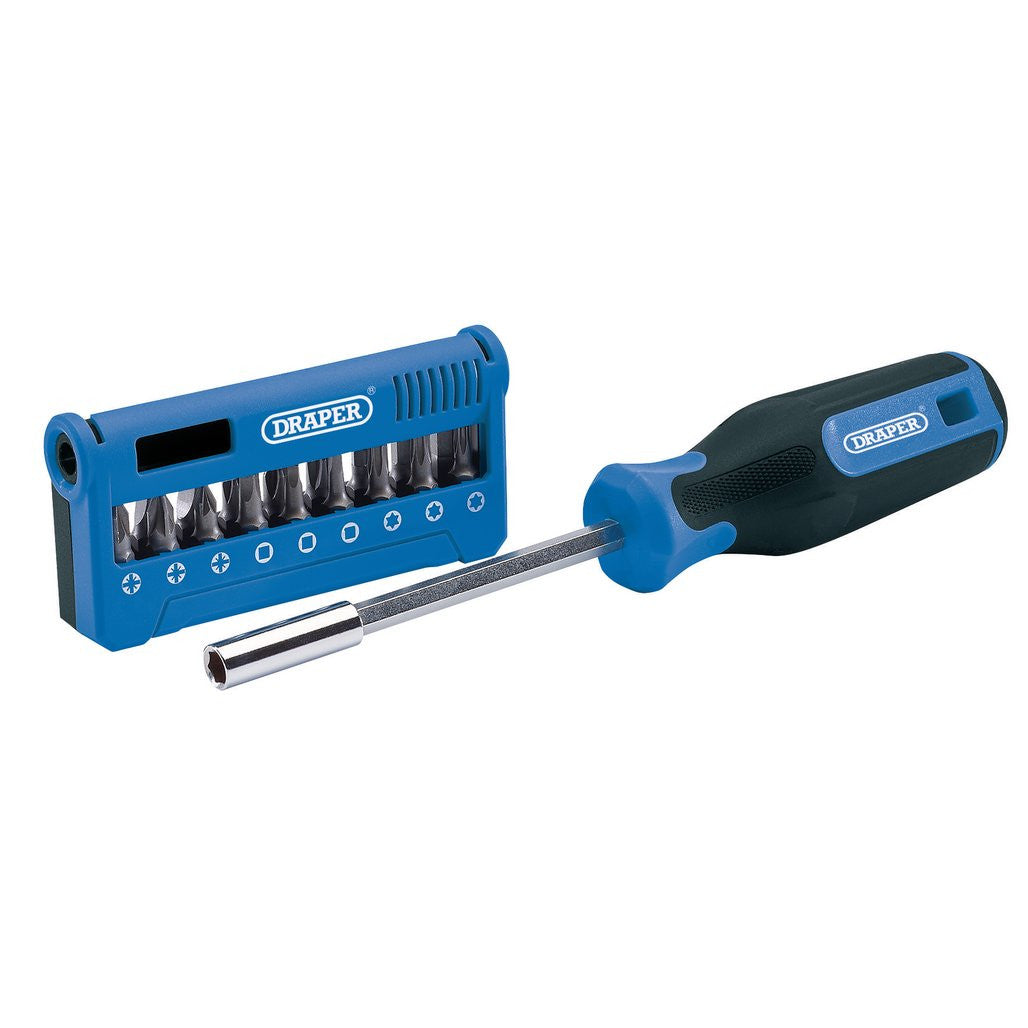 Draper Screwdriver and Bit Set (19 Piece) 04497