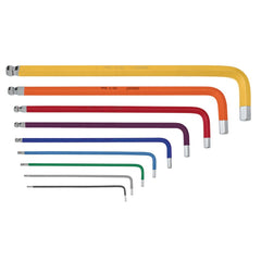 Draper TX-STAR® Security & Hex Metric Long Arm Key Set, Colour Coded (18 Piece) 04776