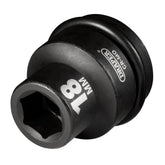 Draper Hi-TORQ® Impact Socket, 3/4" Sq. Dr., 18mm 04999