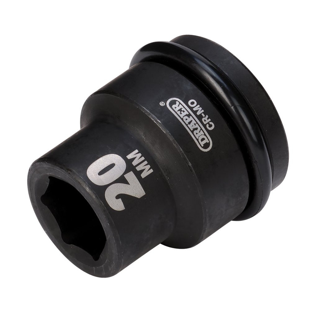 Draper Expert Hi-TORQ® Impact Socket, 3/4" Sq. Dr., 20mm 05001