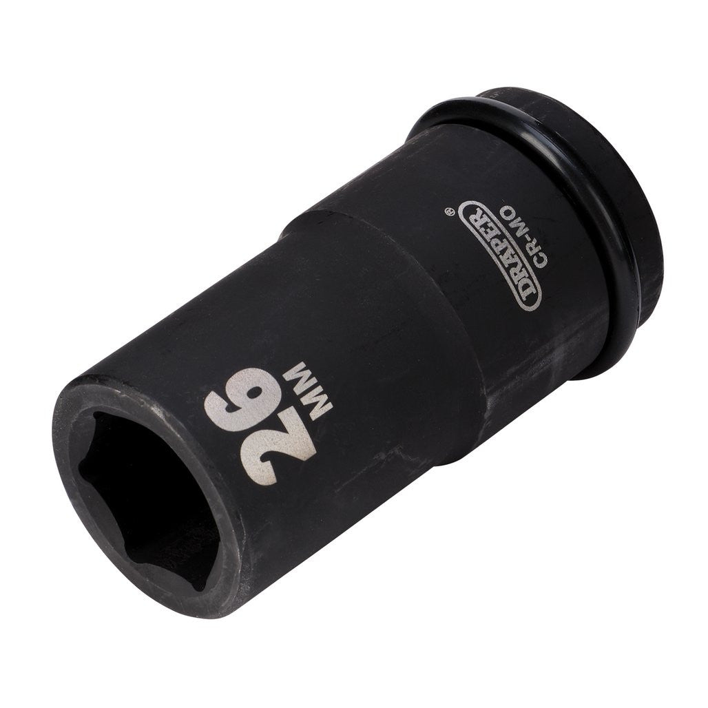Draper Hi-TORQ® Deep Impact Socket, 3/4" Sq. Dr., 26mm 05058