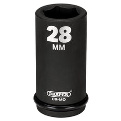 Draper HI-TORQ® 6 Point Deep Impact Socket, 3/4" Sq. Dr., 28mm 05060
