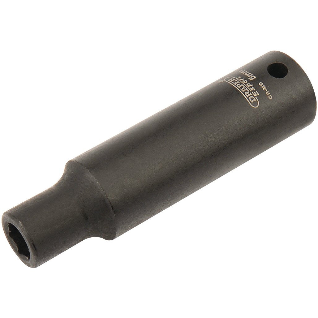 Draper HI-TORQ® 6 Point Deep Impact Socket, 1/4" Sq. Dr., 5mm 05065