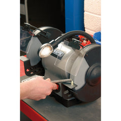 Draper Heavy Duty Bench Grinder with Work light, 200mm, 550W 05097