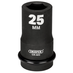 Draper HI-TORQ® 6 Point Deep Impact Socket, 1" Sq. Dr., 25mm 05140