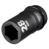 Draper HI-TORQ® 6 Point Deep Impact Socket, 1" Sq. Dr., 28mm 05143