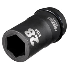 Draper HI-TORQ® 6 Point Deep Impact Socket, 1" Sq. Dr., 28mm 05143