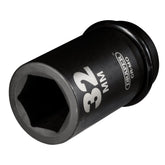 Draper Hi-TORQ® Deep Impact Socket, 1" Sq. Dr., 32mm 05146