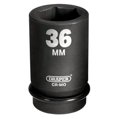 Draper HI-TORQ® 6 Point Deep Impact Socket, 1" Sq. Dr., 36mm 05150