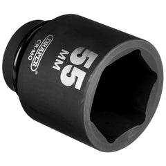 Draper HI-TORQ® 6 Point Deep Impact Socket, 1" Sq. Dr., 55mm 05156