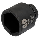 Draper HI-TORQ® 6 Point Deep Impact Socket, 1" Sq. Dr., 60mm 05157