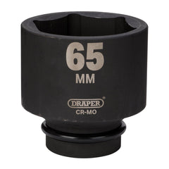 Draper HI-TORQ® 6 Point Deep Impact Socket, 1" Sq. Dr., 65mm 05158