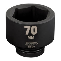 Draper HI-TORQ® 6 Point Deep Impact Socket, 1" Sq. Dr., 70mm 05159